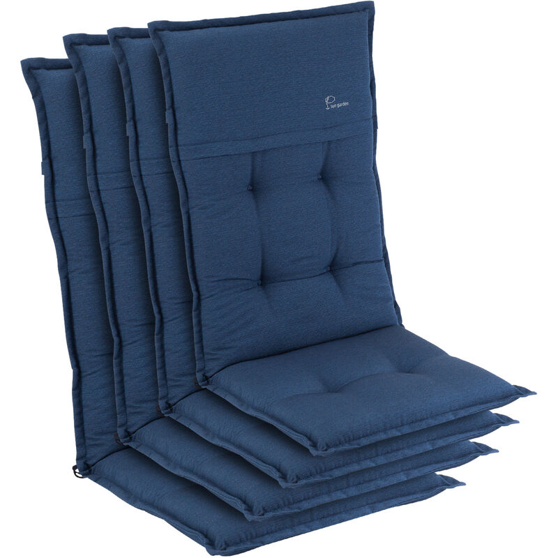 

Coburg Cojín acolchado Cojín de exterior para sillas con respaldo alto Silla de jardín Poliéster 53x117x9cm