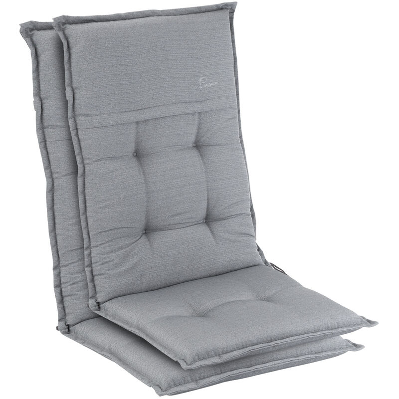 

Coburg Cojín acolchado Cojín de exterior para sillas con respaldo alto Silla de jardín Poliéster 53x117x9cm