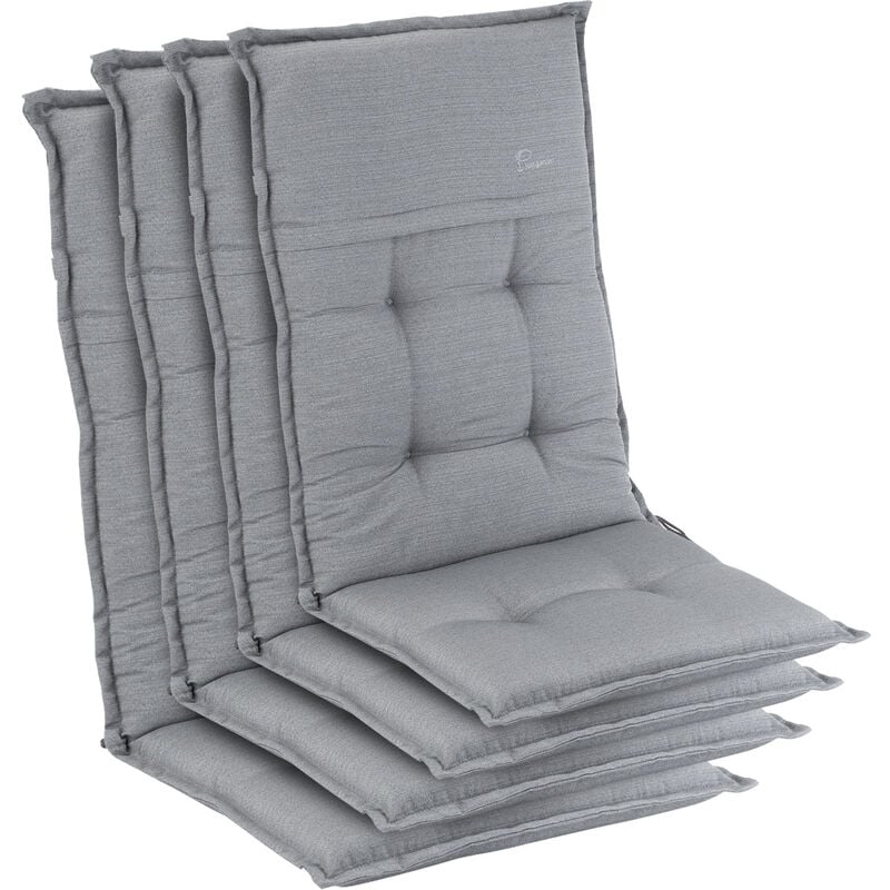 

Coburg Cojín acolchado Cojín de exterior para sillas con respaldo alto Silla de jardín Poliéster 53x117x9cm
