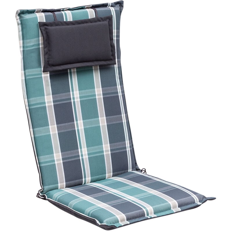 

Cojín Donau Funda de sillón de jardín de respaldo alto Poliéster 50x120x6cm