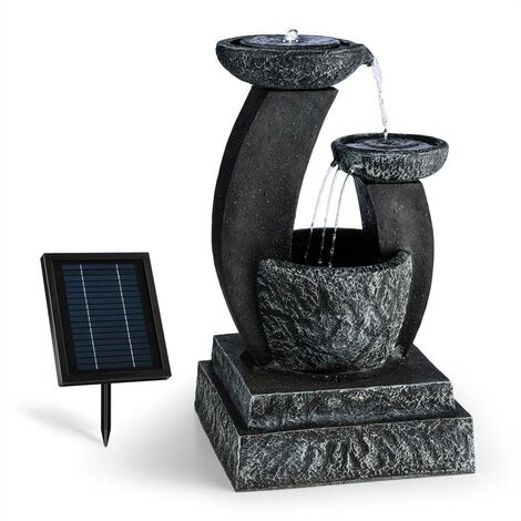 Kit pompe solaire bassin fontaine cascade Pro Batt 2600L-100W avec