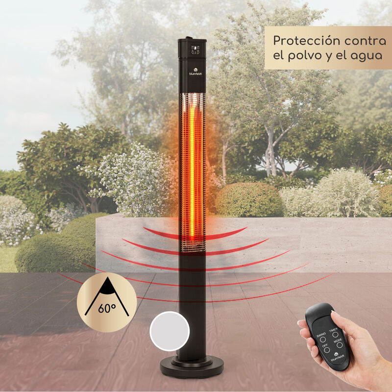 

Heat Guru Plus Radiador 2000 W 3 niveles de calor Mando a distancia Negro