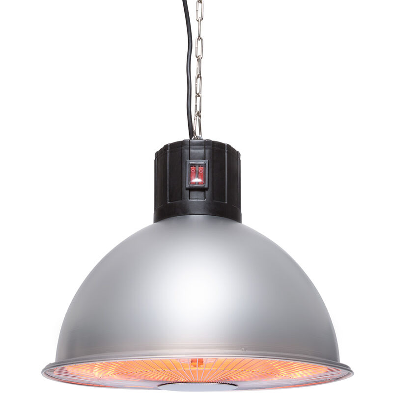 blumfeldt Heatbell radiateur infrarouge 2000 W élément chauffant carbone aluminium