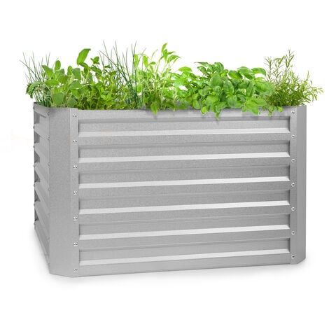 Blumfeldt High Grow Straight Hochbeet 100x60x100cm 600l Stahl