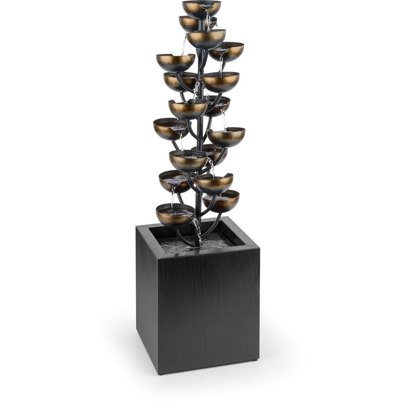 Blumfeldt - Joshua Tree Fontaine de jardin à jet d'eau (pompe de 7 w, câble de 10 m, convient à une utilisation en intérieur ou en extérieur,