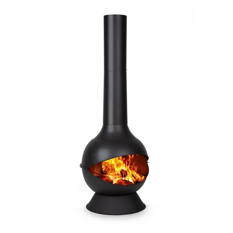 

Knight on Fire Chimenea de jardín Acero inoxidable Negro