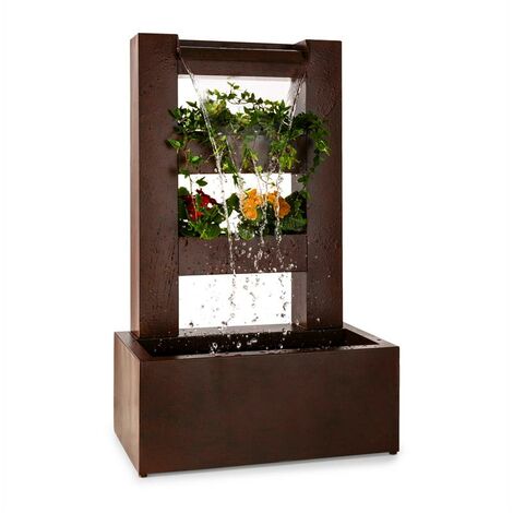 Blumfeldt Lemuria Fuente de jardín Maceta Cascada Bomba 30W Cable de 10m