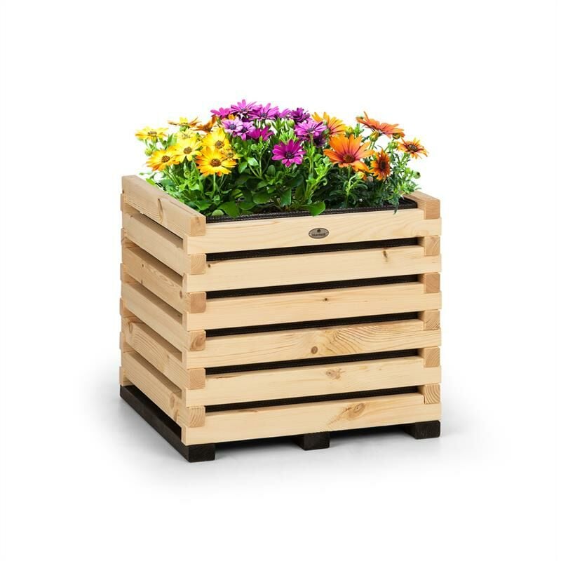 

Modu Grow 50 Jardinera elevada 50 x 50 x 45 cm madera de pino color pino