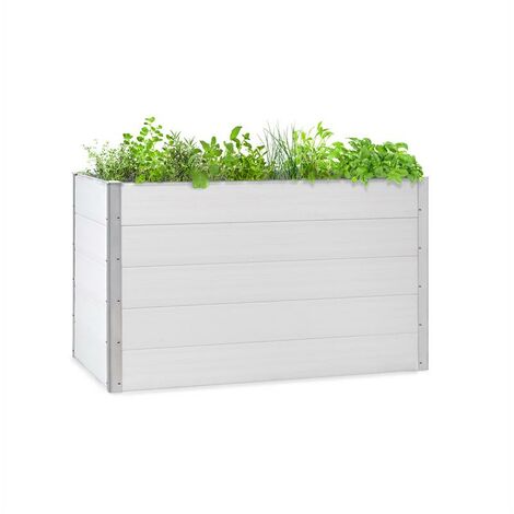 Blumfeldt – Potager surélevé 150 x 91 x 100 cm – WPC anti UV, anti corrosion et anti gel – Montage facile – Hauteur de 91 cm pour confort