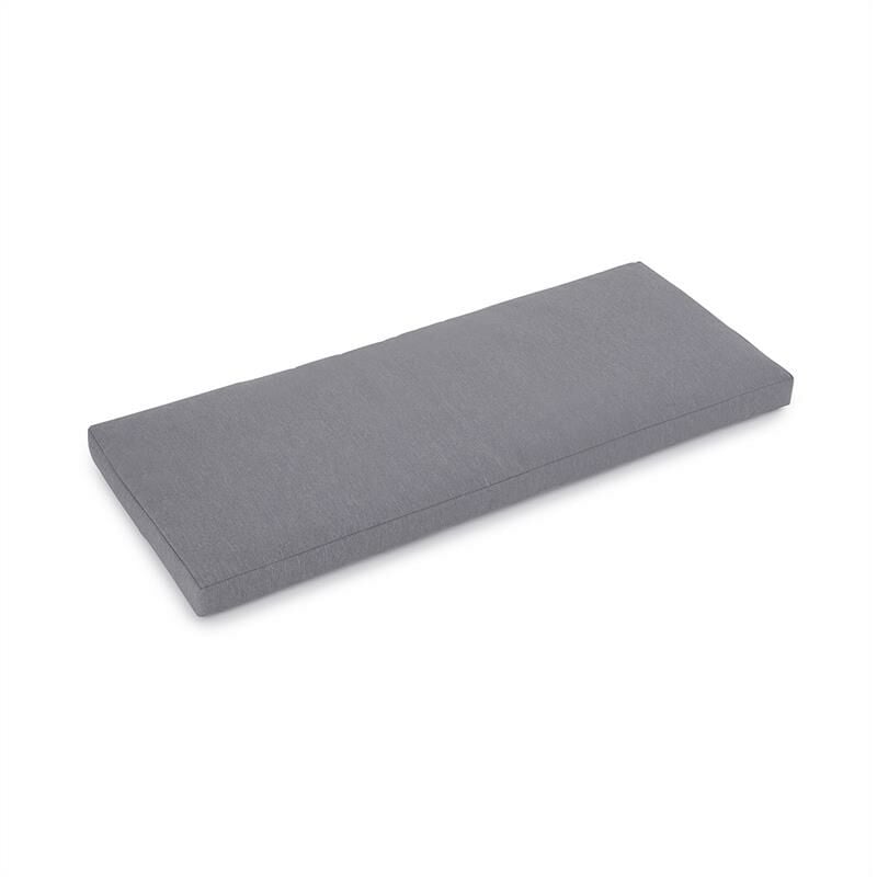 Pozzilli CU Coussin de siège ComfortExtra pour banc de jardin gris