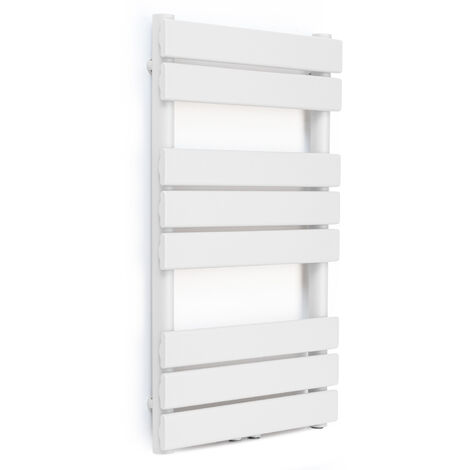 Blumfeldt Radiateur Eau Chaude Design, Radiateur Vertical Eau Chaude pour Chauffage de Maison, Faible Conso d'Energie, Silencieux, Chauffage Mural 355W pour Salle de Bains, Seche Serviette Eau Chaude
