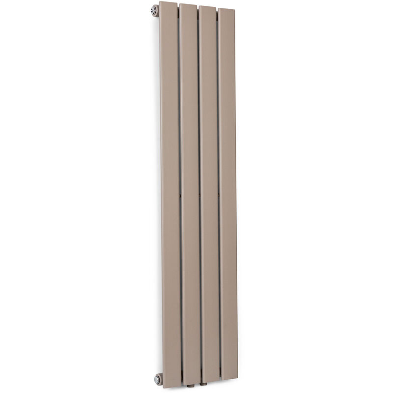 Blumfeldt Radiateur Eau Chaude Design, Radiateur Vertical Eau Chaude pour Chauffage Maison, Faible Conso d'Energie, Silencieux, Chauffage Mural 380W