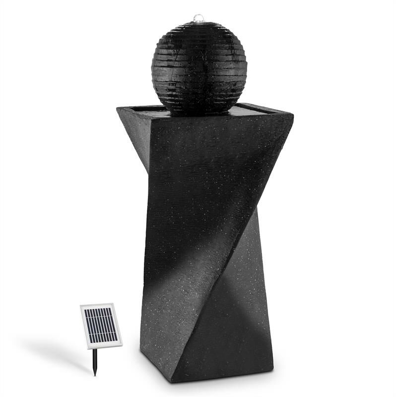 

Schönbrunn Fuente esférica solar 200 l/h LED Basalto