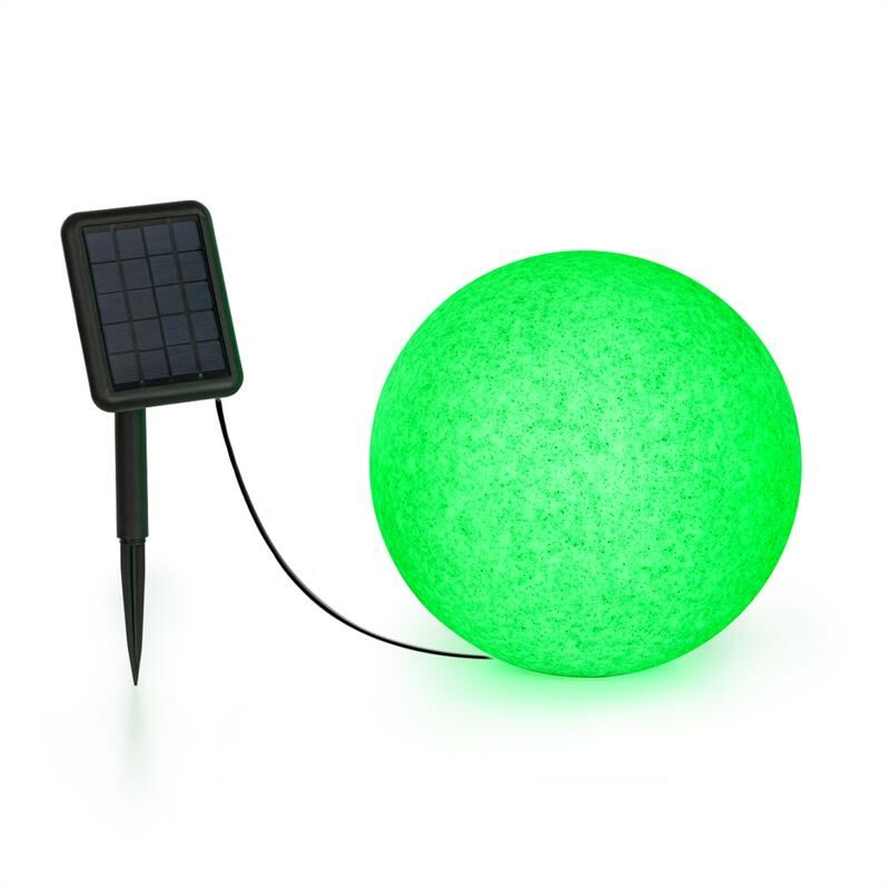 

Shinestone Solar 30 Bola luminosa con panel solar Ø30cm RGB-LED IP68 batería