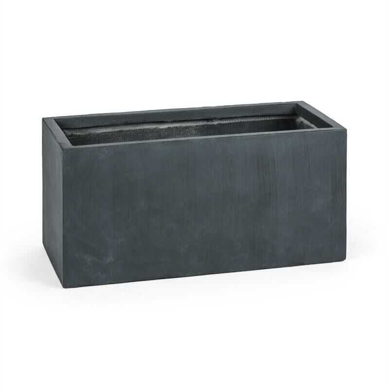 

Solidflor Cubo para plantas Maceta 79,5x38x38 cm antracita