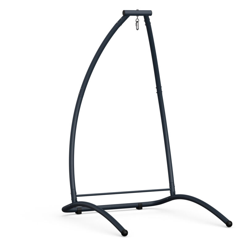 Support de hamac robuste pour hamacs-fauteuils d'extérieur dans le jardin avec une capacité de charge de 160 kg - revêtement antirouille, montage