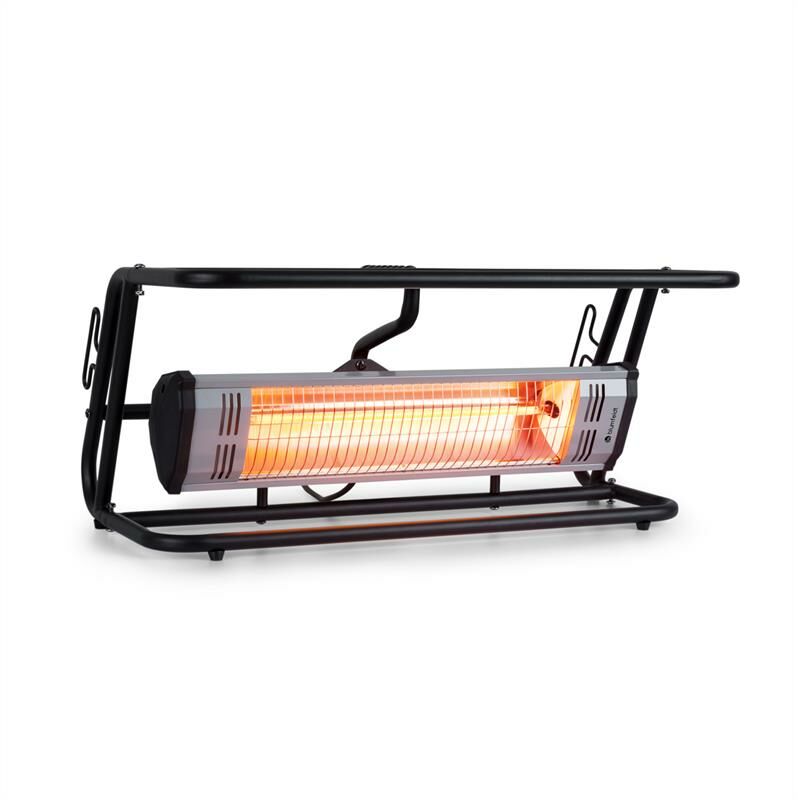 Team Mate radiateur 1500 W IR ComfortHeat IP34 acier noir