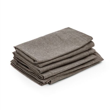 Blumfeldt Theia fundas de tapicería 8 piezas 100% poliéster impermeable marrón