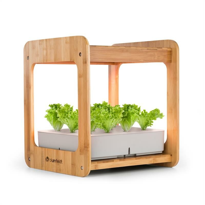 

Urban Bamboo Jardín hidropónico 12 plantas 24W LED 7 litros Bambú