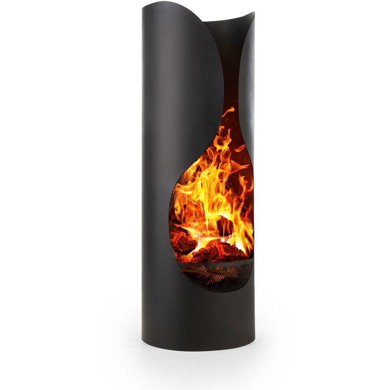 

Verdon chimenea de jardín de acero inoxidable ignífuga negra