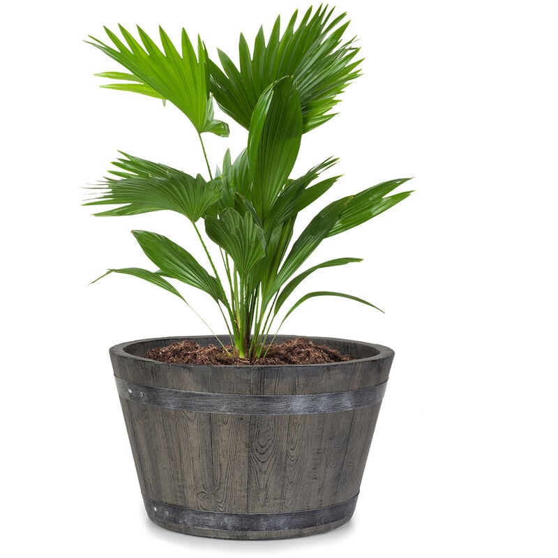 

Winegrow Macetero 52,5 x 31,5 cm (Ø x alto) ligera fibreclay gris