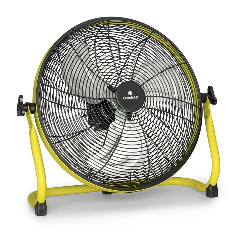 

Wintergarden Ventilador de pie 16' batería 43W USB 45 dB color amarillo