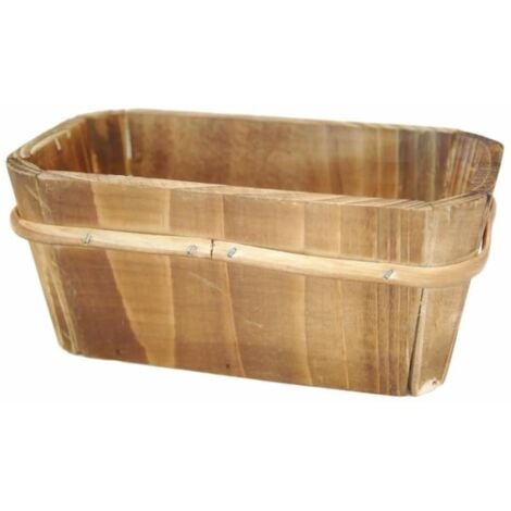 Jardinera madera 19,5x11x8,5 cm 49654