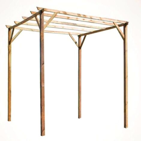 BLUNGI pergola pabellon madera 3x3x2,45 m