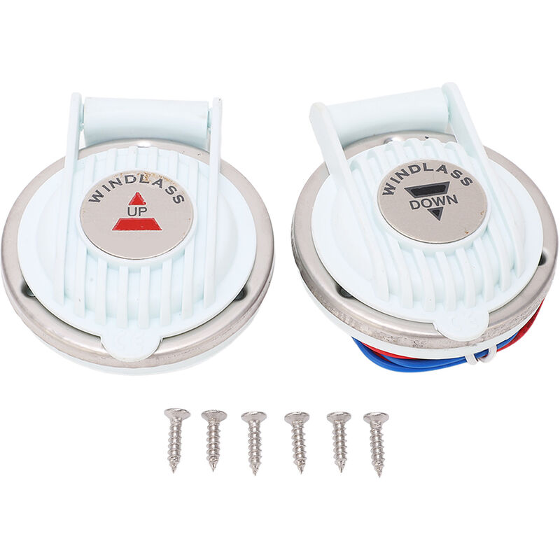 2 pièces guindeau interrupteur au pied antirouille guindeau haut et bas interrupteurs au pied pour bateau - Tonysa