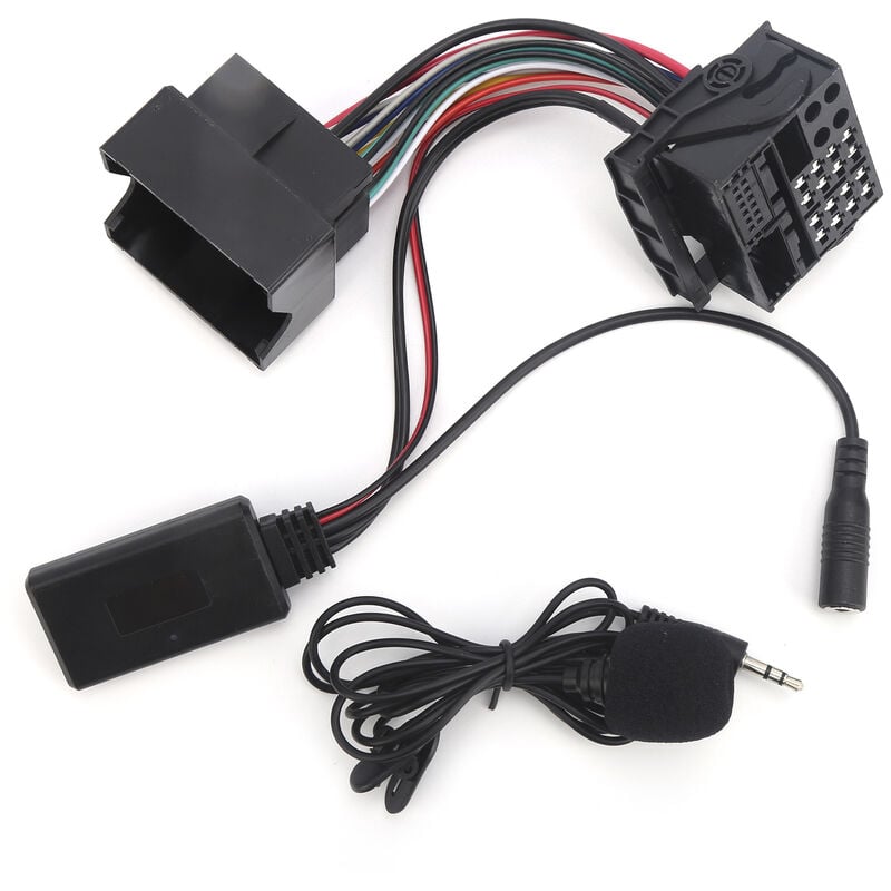 Tonysa - Adaptateur audio Bluetooth 5.0 aux 12 broches avec microphone Cble de 59,1 pouces pour Opel CD30 CDC40 CD70