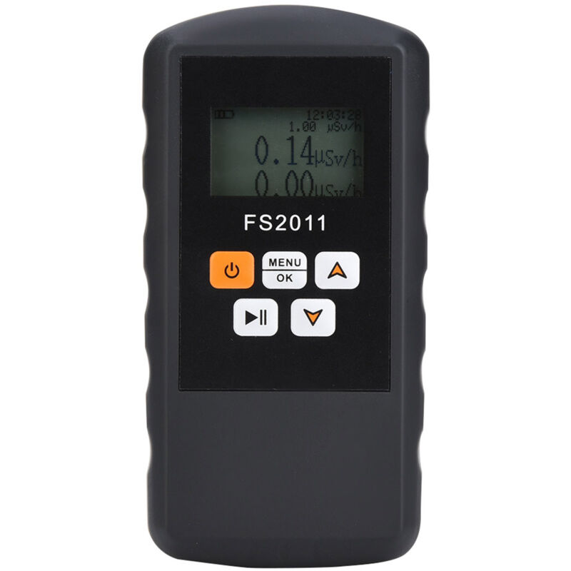 Compteur Geiger,FS2011 β γ χ Ray Gamma Détecteur de Rayonnement Nucléaire avec écran LCD,2 Méthodes de Détection, 3 Méthodes D'alarme Compteur Geiger