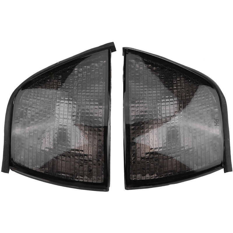 Tonysa - Couvercle de Clignotant de Voiture,1 paire de cache lumière feux de signalisation en coin fumé pour série 3 318i 325i E36 4DR 1992-1998