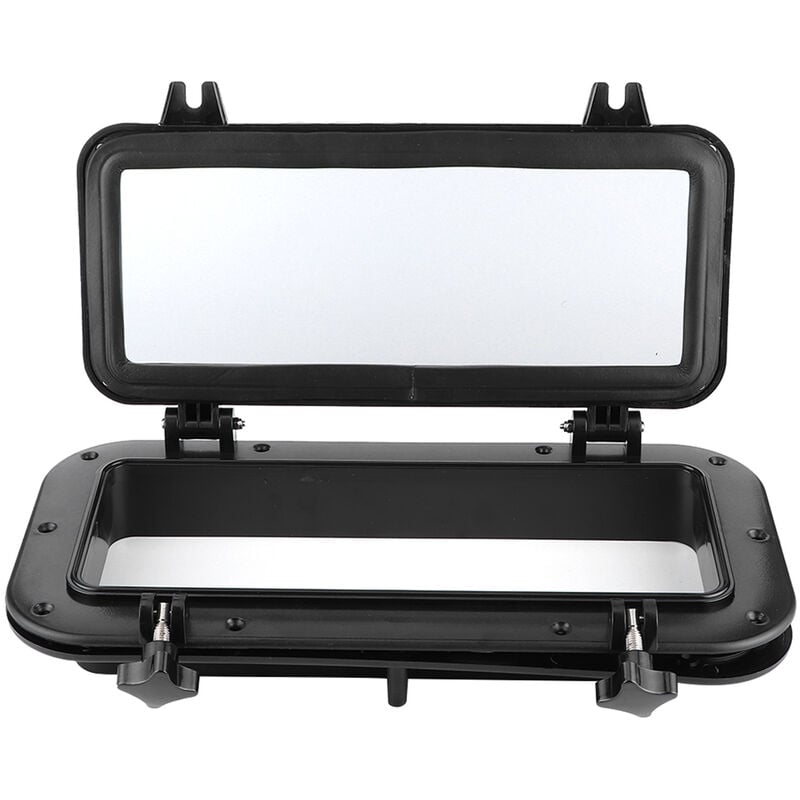 Tonysa - Hublots de Yacht, 4mm Ouverture hublots rectangulaire hublots en Verre trempé fenêtre résistant aux ultraviolets pour Bateau Yacht 400x200mm