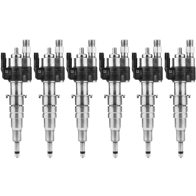 Tonysa - Injecteur de carburant 6 pièces pour bmw 135i 335i 535i 650i 740i 750i X6 13537585261-09