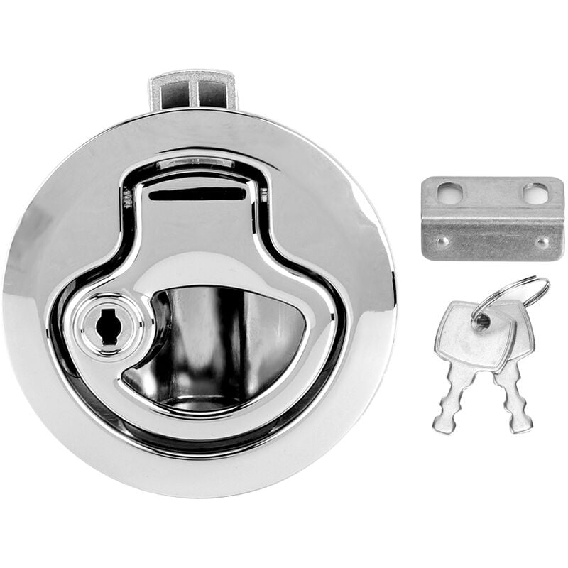Tonysa - Loquet marin trappe de bateau verrou de trappe de bateau marin Anti-corrosion rv fermeture serrure de sécurité avec clés