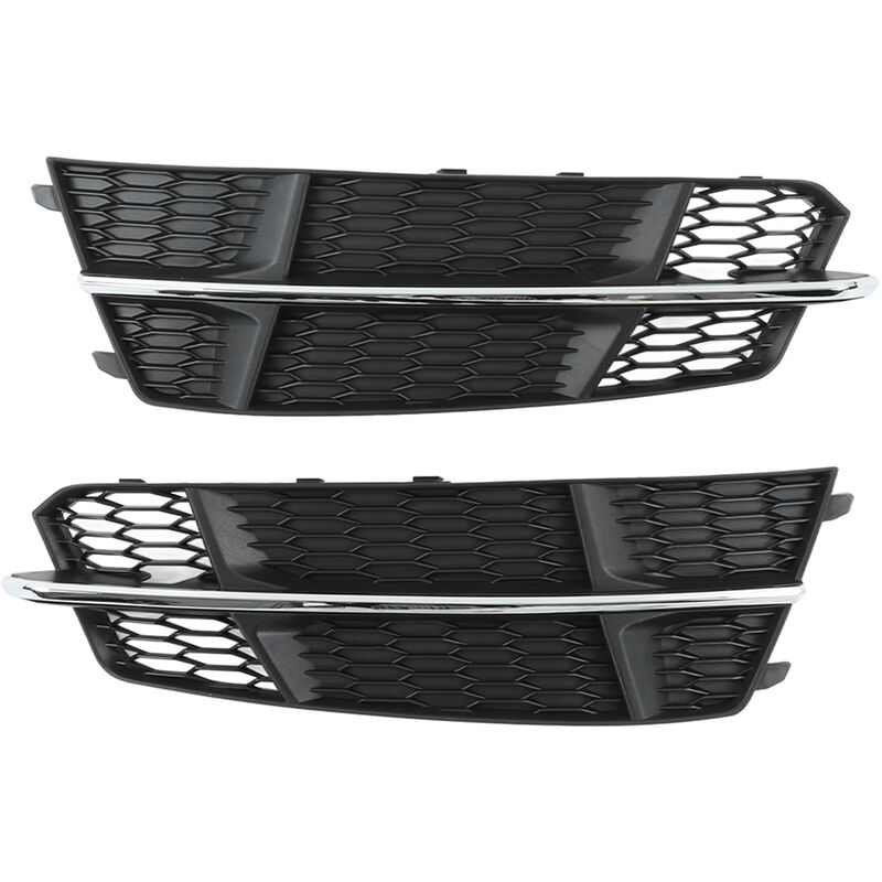 TONYSA Paire de pare-chocs avant antibrouillard Grille de protection 4G0807681AN Remplacement pour A6 C7 2014-2018