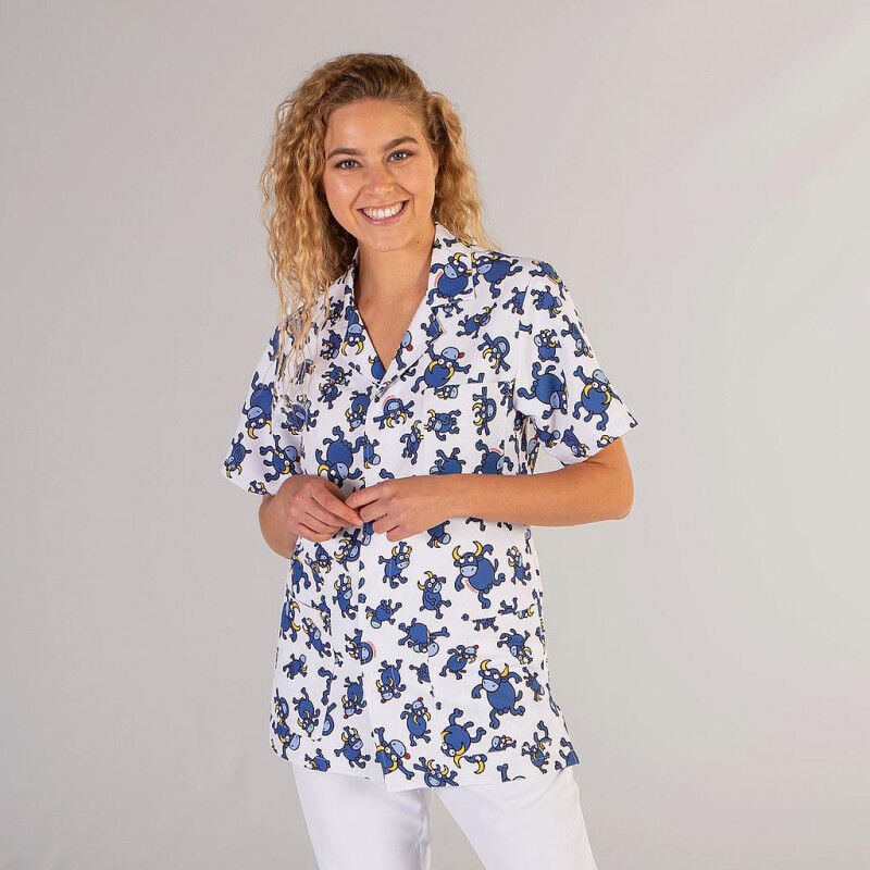 

Blusa abierta unisex manga corta GARY'S estampado KUKUXUMUSU | YL - Kuku Toros