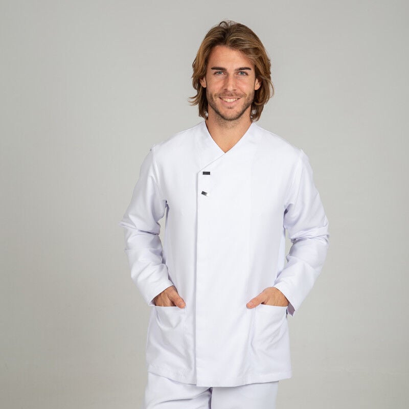 

Blusa sanitaria para hombre en microfibra de gran resistencia GARY'S Fabian | Blanco - XS