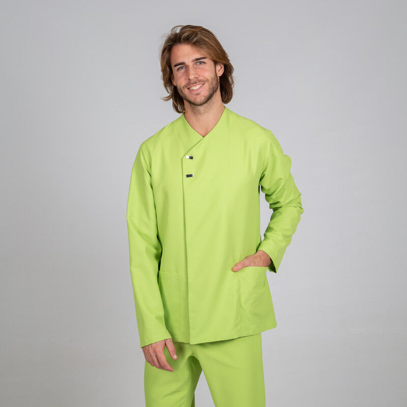 

Blusa sanitaria para hombre en microfibra de gran resistencia GARY'S Fabian | L - Pistacho