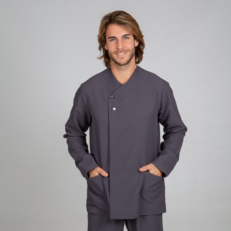 

Blusa sanitaria para hombre en microfibra de gran resistencia GARY'S Fabian | L - Gris Marengo