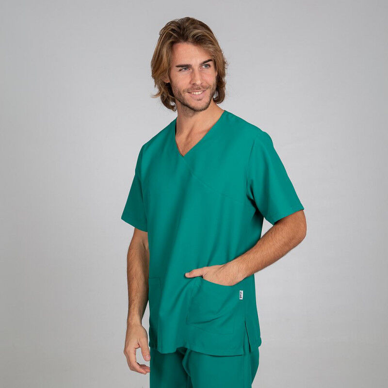 

Gary ´ S - Blusa sanitaria de microfibra GARY'S colores Nerea - 90ºC admite autoclave | Verde - YL