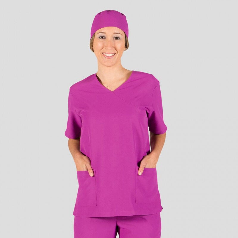 

Gary ´ S - Blusa sanitaria de microfibra GARY'S colores Nerea - 90ºC admite autoclave | M - Malva