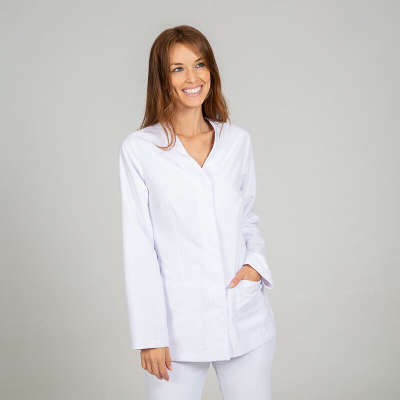 

Blusa sanitaria para mujer manga larga antibacterias GARY'S Aitana | Blanco - L