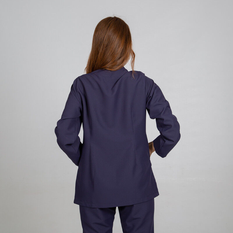 

Blusa sanitaria para mujer en microfibra de alta resistencia GARY'S Begoña | Azul marino - M