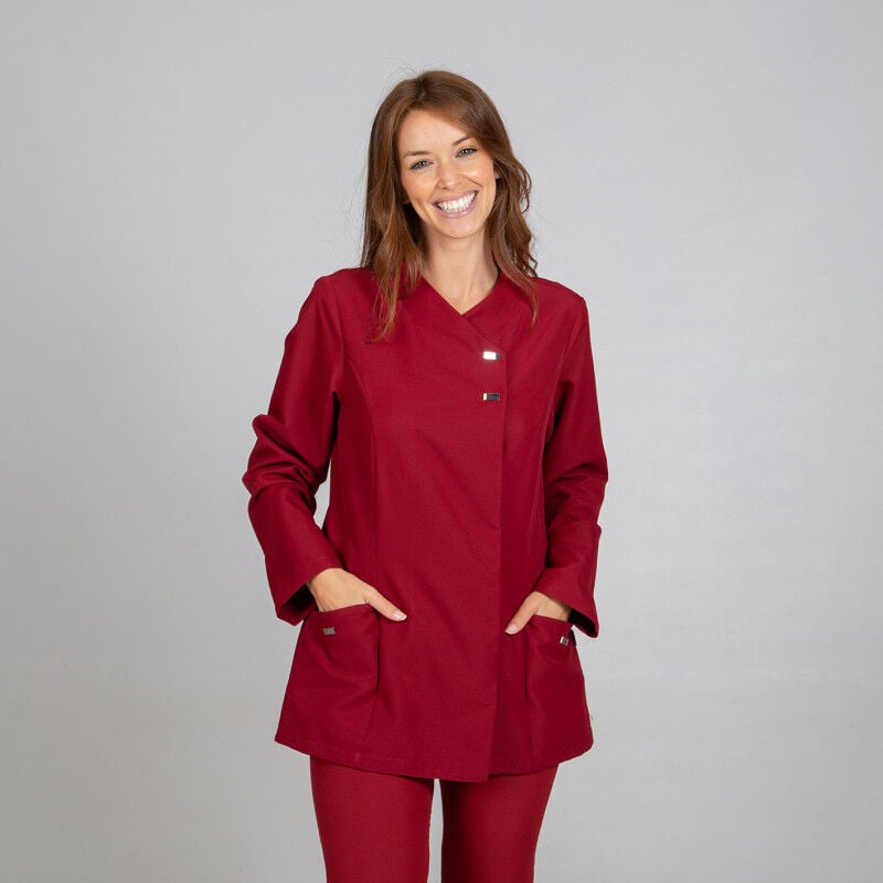 

Blusa sanitaria para mujer en microfibra de alta resistencia GARY'S Begoña | S - Burdeos