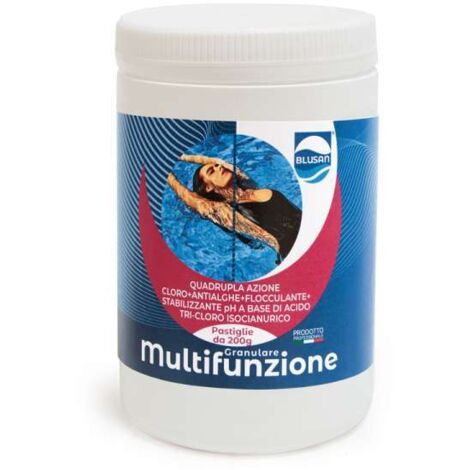 Blusan Pastiglie Disinfettanti 200g - Cloro A Lento Scioglimento - Alghicida