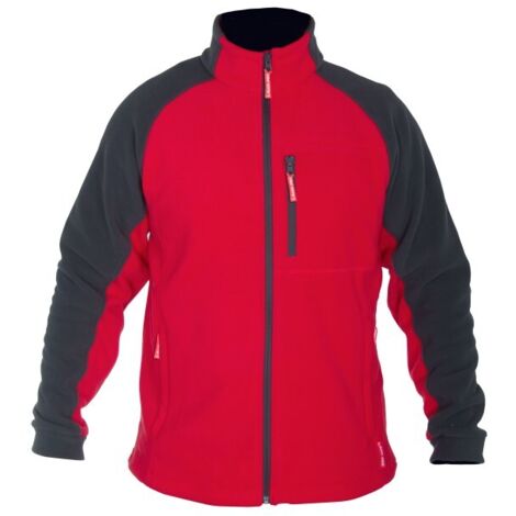 BLUZA POLAR. CZERWONO-SZARA, XL", CE, LAHTI
