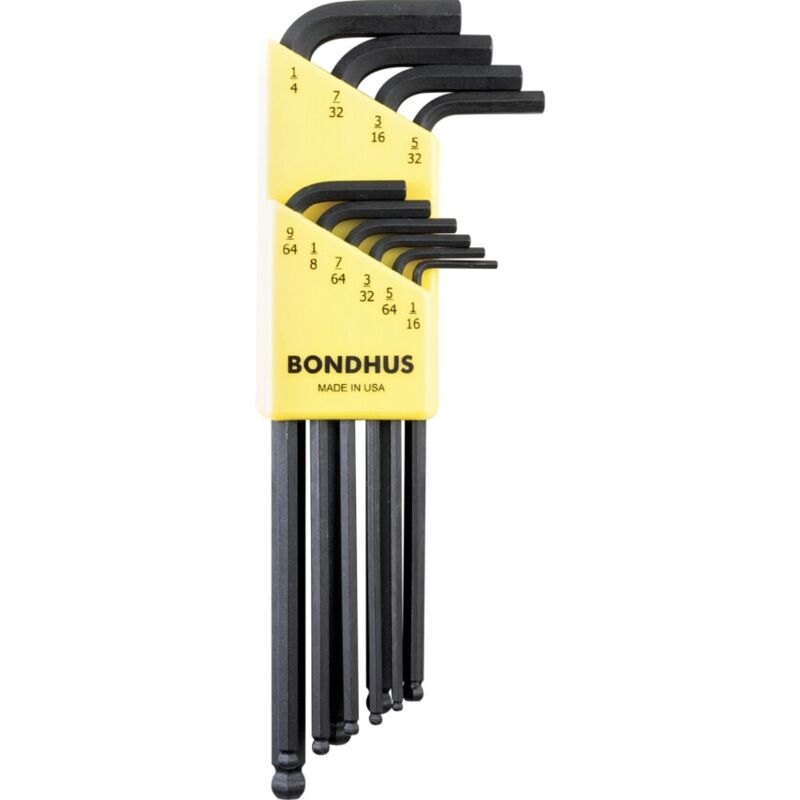 BLX10 Ball End Wrench Set (10 Piece) - Bondhus
