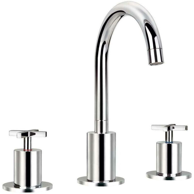 

CLEVER 97006 WITH2 MOREA Grifo Bimando Lavabo Bateria 180 mm