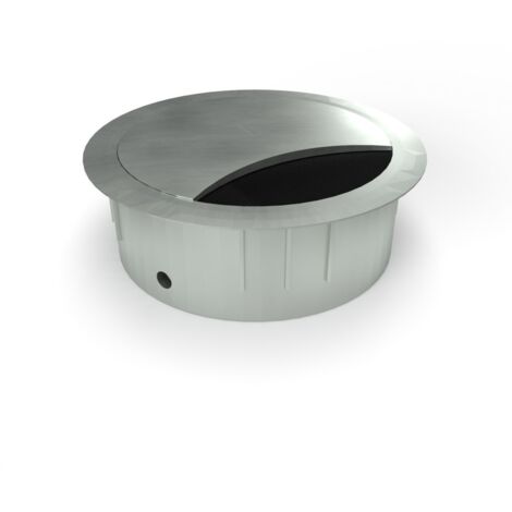 BMB Kabeldurchlass EXIT R, Ø60 mm, H: 21 mm, Edelstahloptik